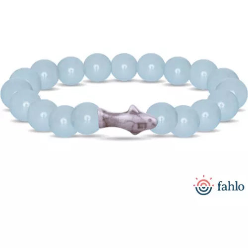 The Fahlo Voyage Bracelet - Shark in aqua glow at ooh la la! in Grapevine TX 76051