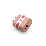 Double Play Eco Wall Power Adapter in pink at ooh la la! in Grapevine TX 76051