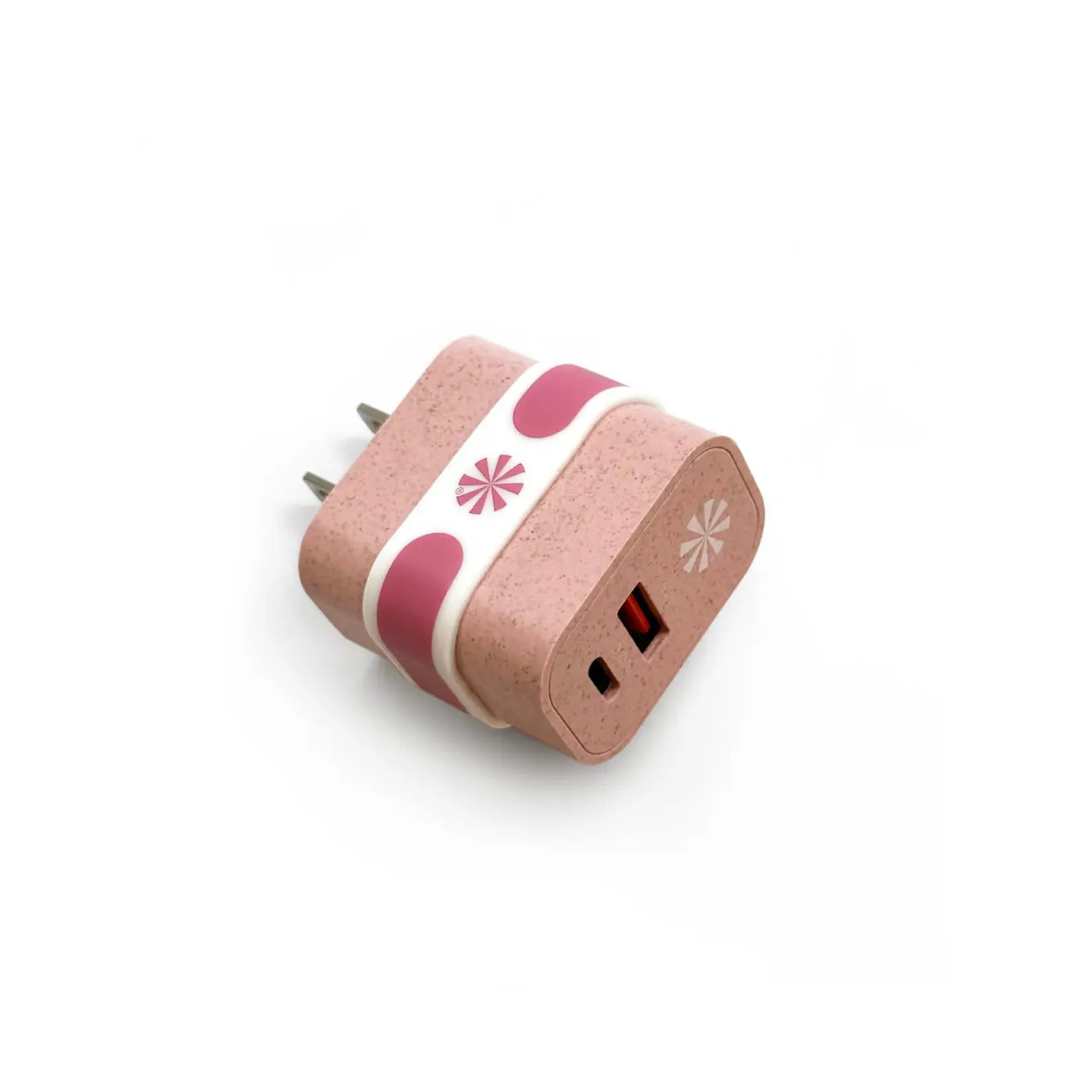 Double Play Eco Wall Power Adapter in pink at ooh la la! in Grapevine TX 76051