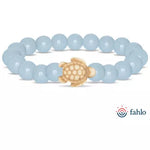 The Fahlo Journey Bracelet - Turtle in aqua glow at ooh la la! in Grapevine TX 76051