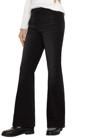 Liverpool Denim Flare Trousers at ooh la la! in Grapevine TX 76051