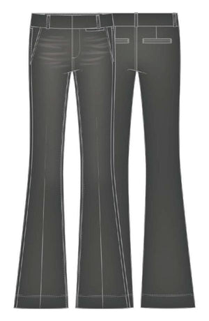 Liverpool Denim Flare Trousers at ooh la la! in Grapevine TX 76051