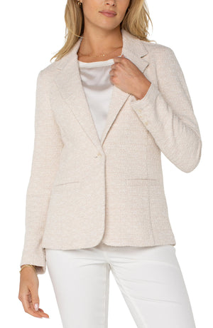 Liverpool Fitted Boucle Blazer in bone at ooh la la! in Grapevine TX 76051