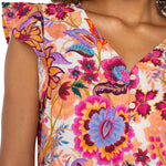 Liverpool Flutter Sleeve Floral Blouse at ooh la la! in Grapevine TX 76051