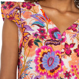 Liverpool Flutter Sleeve Floral Blouse at ooh la la! in Grapevine TX 76051