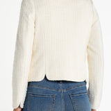 Liverpool Collarless Boucle Jacket at Ooh La La! in Grapevine TX 76051