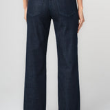 Liverpool Kennedy Straight Jeans with Red Side Stitch Detail in midnight eclipse at ooh la la! in Grapevine TX 76051