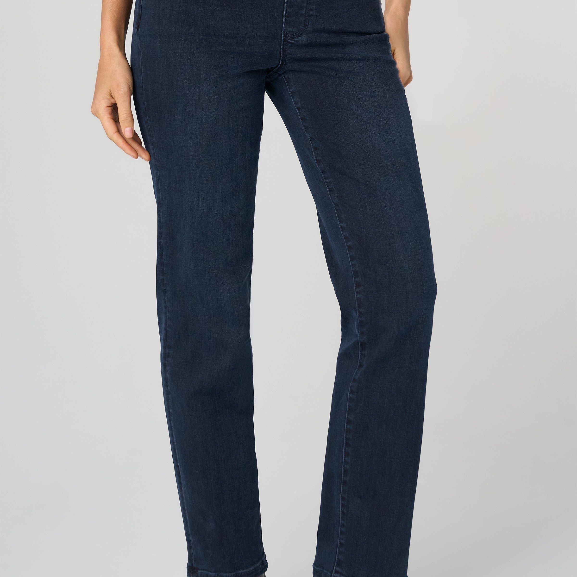 Liverpool Gia Glider® pull-on slim jean with 29" inseam in Raven Wing at ooh la la! in Grapevine TX 76051