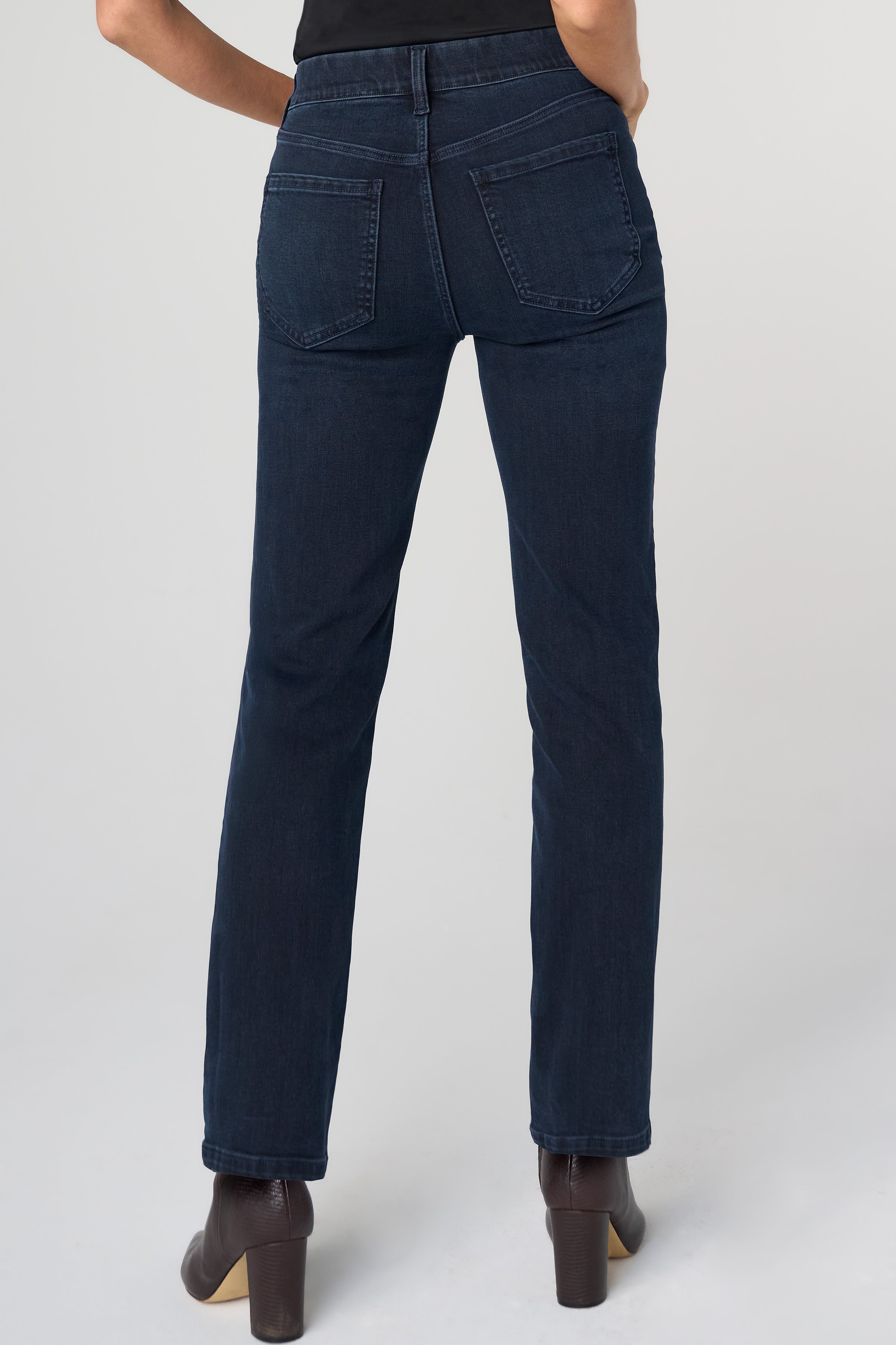 Liverpool Gia Glider® pull-on slim jean with 29" inseam in Raven Wing at ooh la la! in Grapevine TX 76051