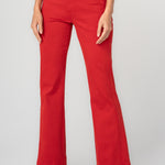Liverpool Lucy High Rise Clean Front Boot Cut Jeans in Sundance Red at ooh la la! in Grapevine TX 76051