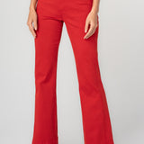 Liverpool Lucy High Rise Clean Front Boot Cut Jeans in Sundance Red at ooh la la! in Grapevine TX 76051