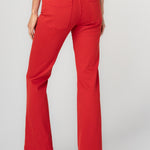 Liverpool Lucy High Rise Clean Front Boot Cut Jeans in Sundance Red at ooh la la! in Grapevine TX 76051