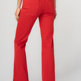 Liverpool Lucy High Rise Clean Front Boot Cut Jeans in Sundance Red at ooh la la! in Grapevine TX 76051