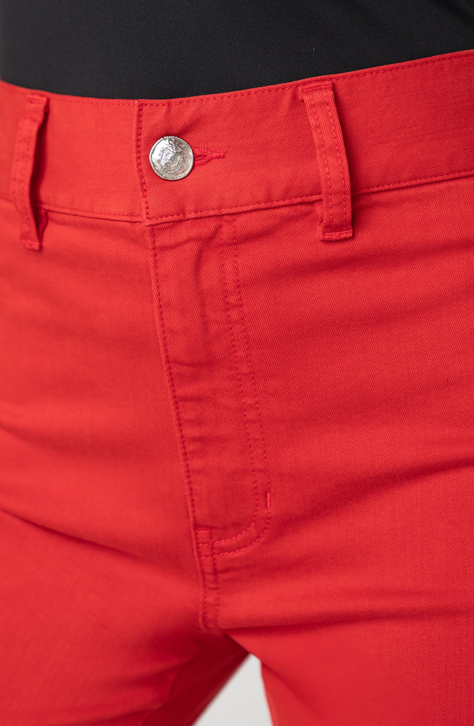Liverpool Lucy High Rise Clean Front Boot Cut Jeans in Sundance Red at ooh la la! in Grapevine TX 76051