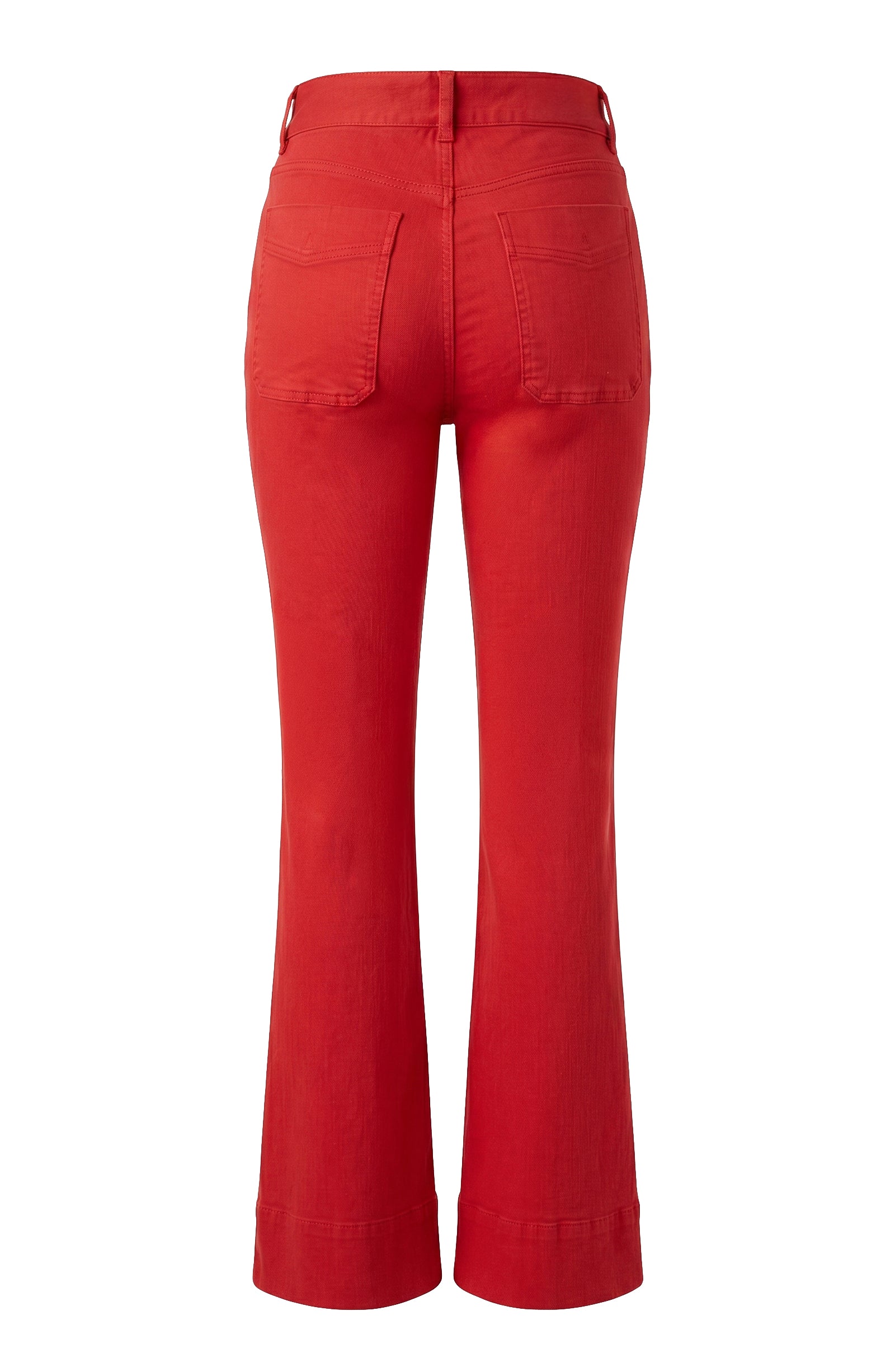 Liverpool Lucy High Rise Clean Front Boot Cut Jeans in Sundance Red at ooh la la! in Grapevine TX 76051