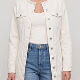 Liverpool Collarless Trucker Dress at Ooh La La! in Grapevine TX 76051