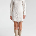 Liverpool Collarless Trucker Dress at Ooh La La! in Grapevine TX 76051