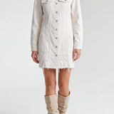 Liverpool Collarless Trucker Dress at Ooh La La! in Grapevine TX 76051
