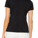 Liverpool Short Sleeve Crew Neck Tee in black at ooh la la! in Grapevine TX 76051