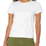Liverpool Short Sleeve Crew Neck Tee in white at ooh la la! in Grapevine TX 76051