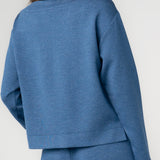 Liverpool Long Sleeve Boat Neck Top at Ooh La La! in Grapevine TX 76051