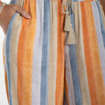 Liverpool Drawstring Pull-On Wide Leg Striped Pants at ooh la la! in Grapevine TX 76051