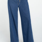 Liverpool Tie Waist Wide Leg Jeans at ooh la la! in Grapevine TX 76051