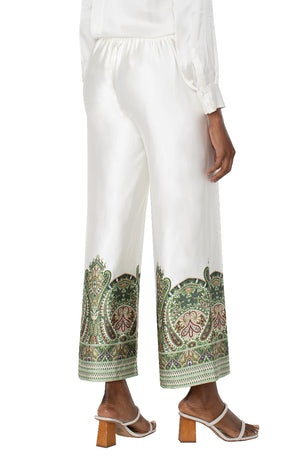 Liverpool Wide Leg Border Print Pant at ooh la la! in Grapevine TX 76051