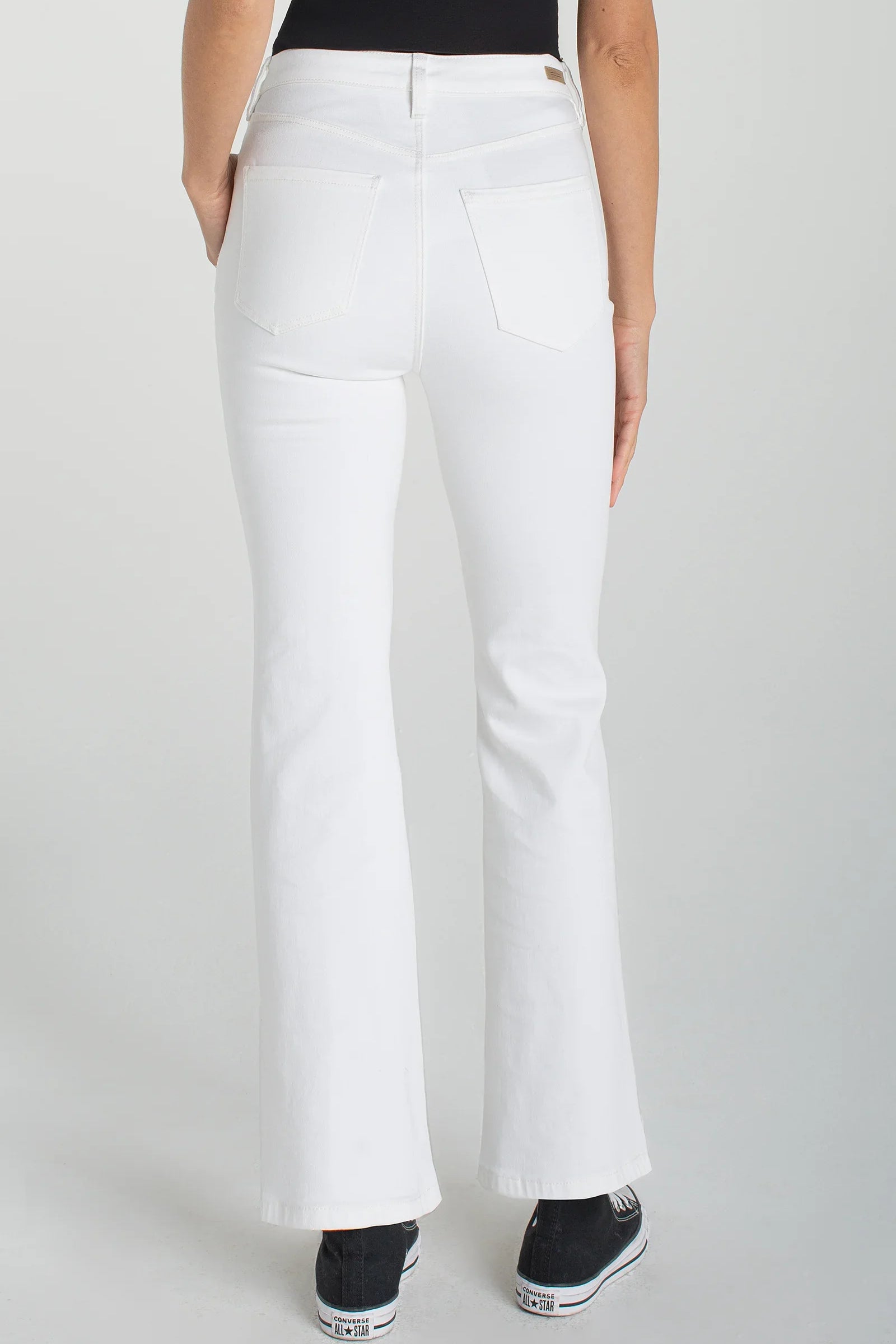 Liverpool Lucy Boot Cut High Rise Jeans in bright white at ooh la la! in Grapevine TX 76051