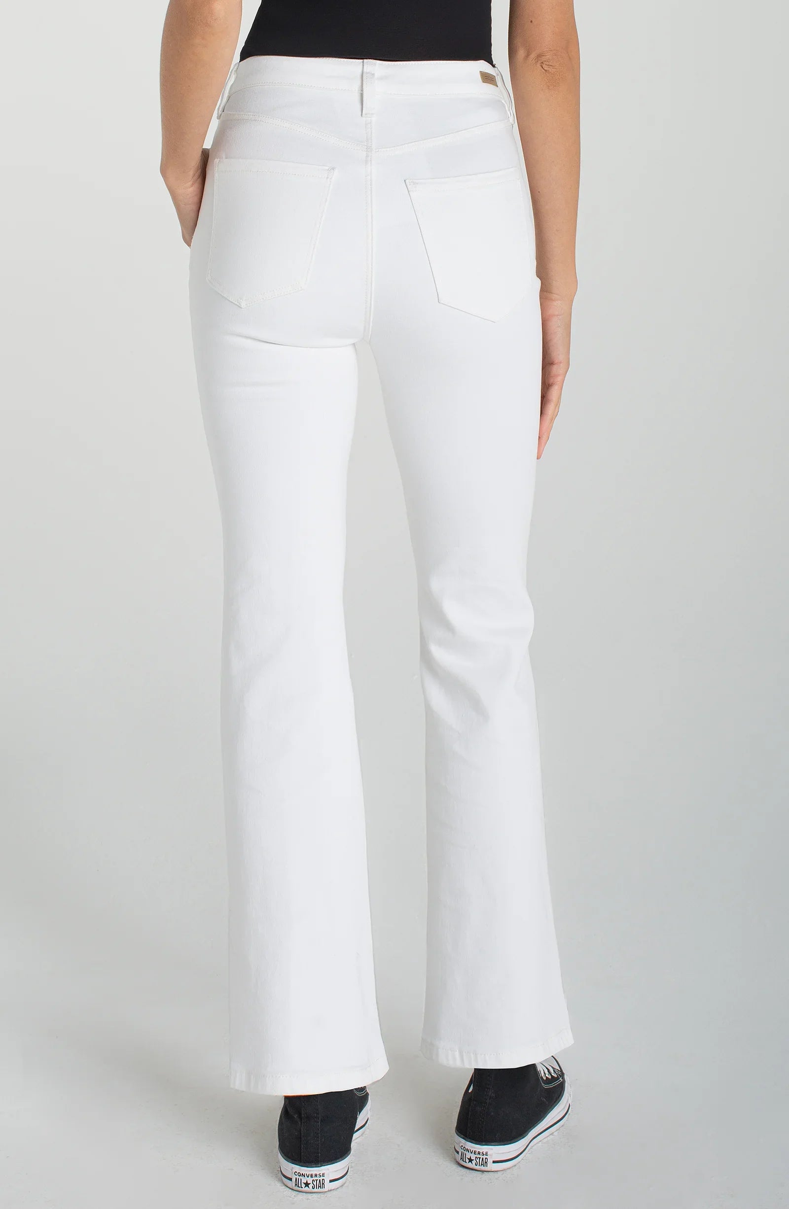 Liverpool Lucy Boot Cut High Rise Jeans in bright white at ooh la la! in Grapevine TX 76051