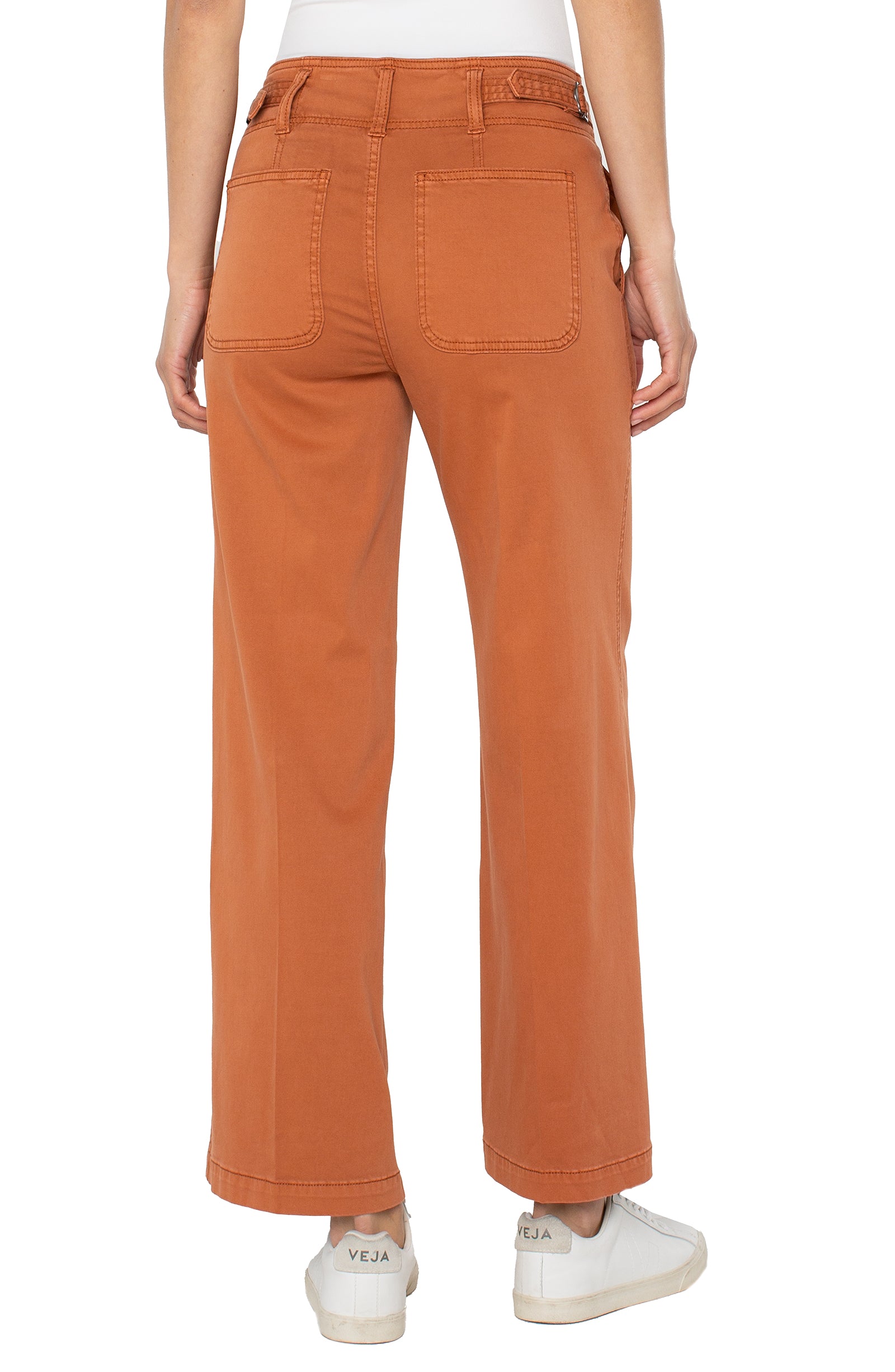 Liverpool High Rise Cinch Waist Wide Leg 28” Ins at Ooh La La! in Grapevine TX 76051