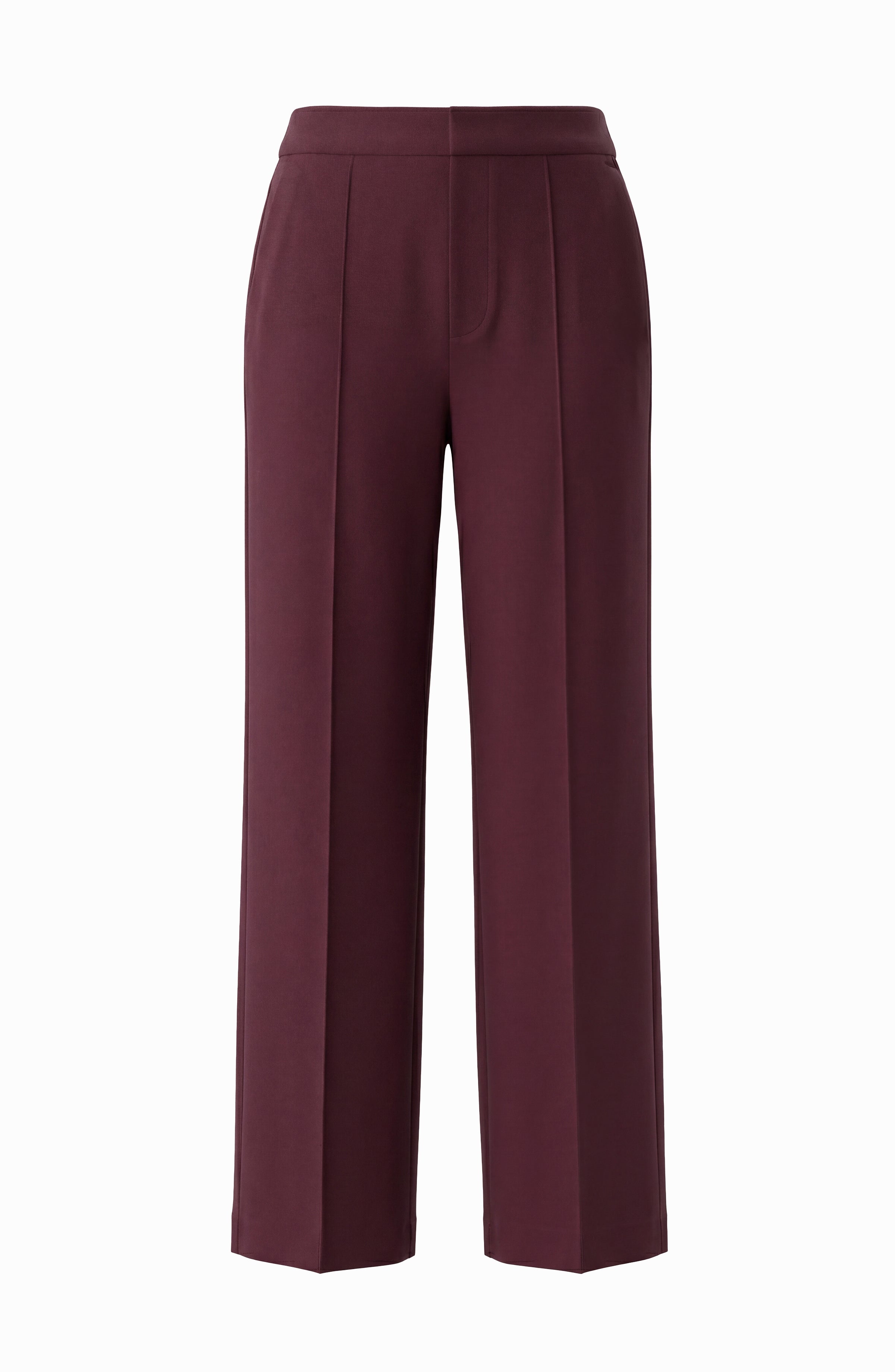 Liverpool Kayla Pull On Wide Leg Trouser in dark oxblood at ooh la la! in Grapevine TX 76051