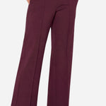 Liverpool Kayla Pull On Wide Leg Trouser in dark oxblood at ooh la la! in Grapevine TX 76051