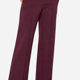Liverpool Kayla Pull On Wide Leg Trouser in dark oxblood at ooh la la! in Grapevine TX 76051