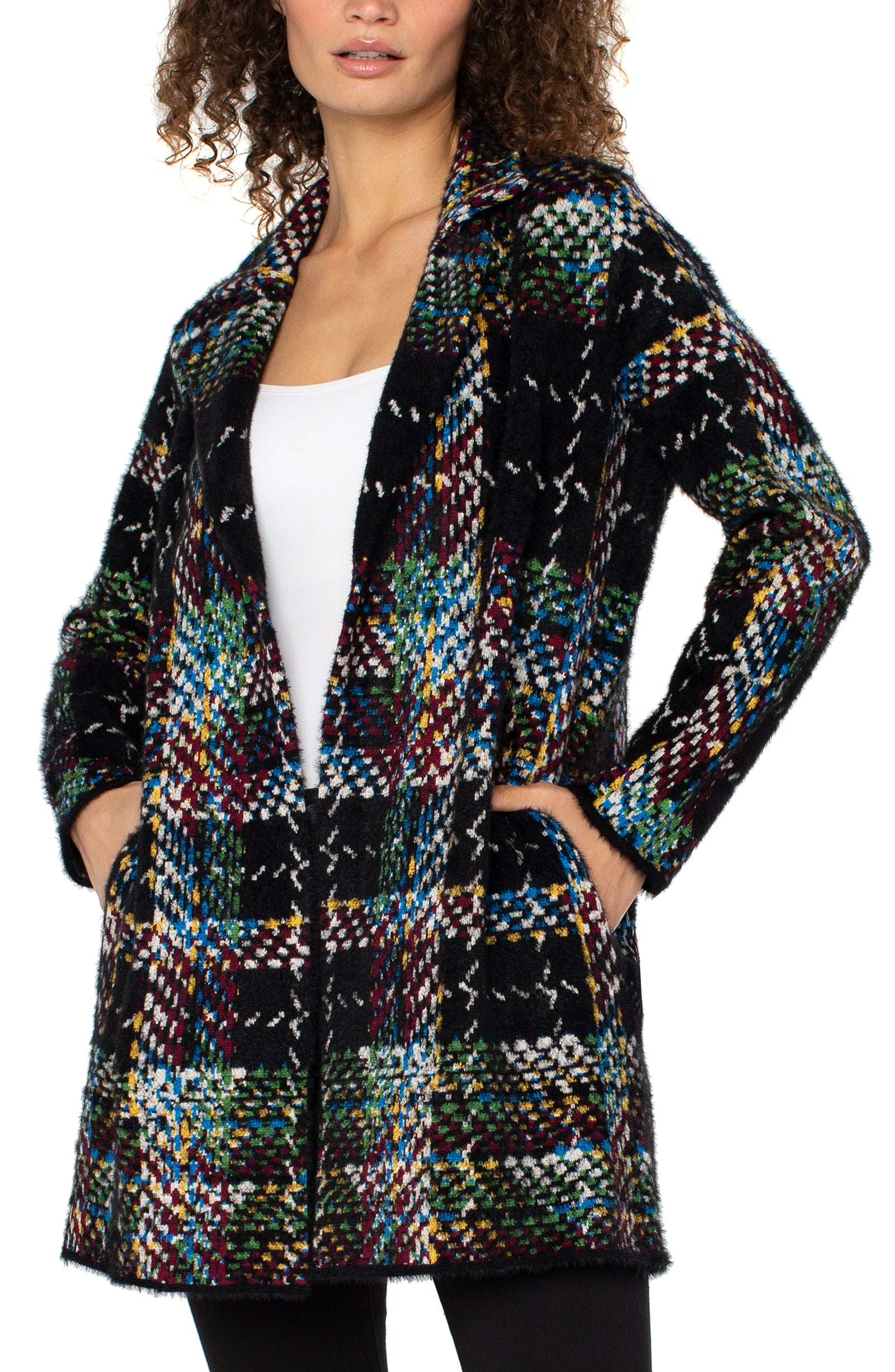 Liverpool Plaid Coatigan at ooh la la! in Grapevine TX 76051