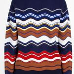 Liverpool Stripe Boat Neck Scallop Hem Sweater at Ooh La La! in Grapevine TX 76051