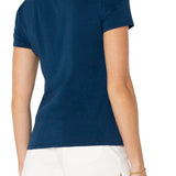 Liverpool Short Sleeve V-Neck Tee in celestial blue at ooh la la! in grapevine TX 76051
