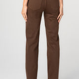Liverpool Kennedy Comfort Waist Straight Jeans in carob brown at ooh la la! in Grapevine TX 76051