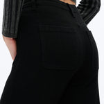 Mid Rise Sequin Wide Leg Jeans in black at ooh la la! in Grapevine TX 76051