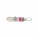 Brighton Vertigo Hues French Wire earring with pearl and multicolor gemstone disc beads