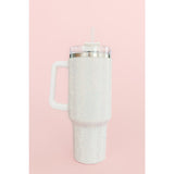 Rhinestone 40oz Tumbler in white at ooh la la! in Grapevine TX 76051