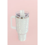 Rhinestone 40oz Tumbler in white at ooh la la! in Grapevine TX 76051