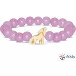 The Fahlo Scout Bracelet - Wolf in lilac glow at ooh la la in Grapevine TX 76051