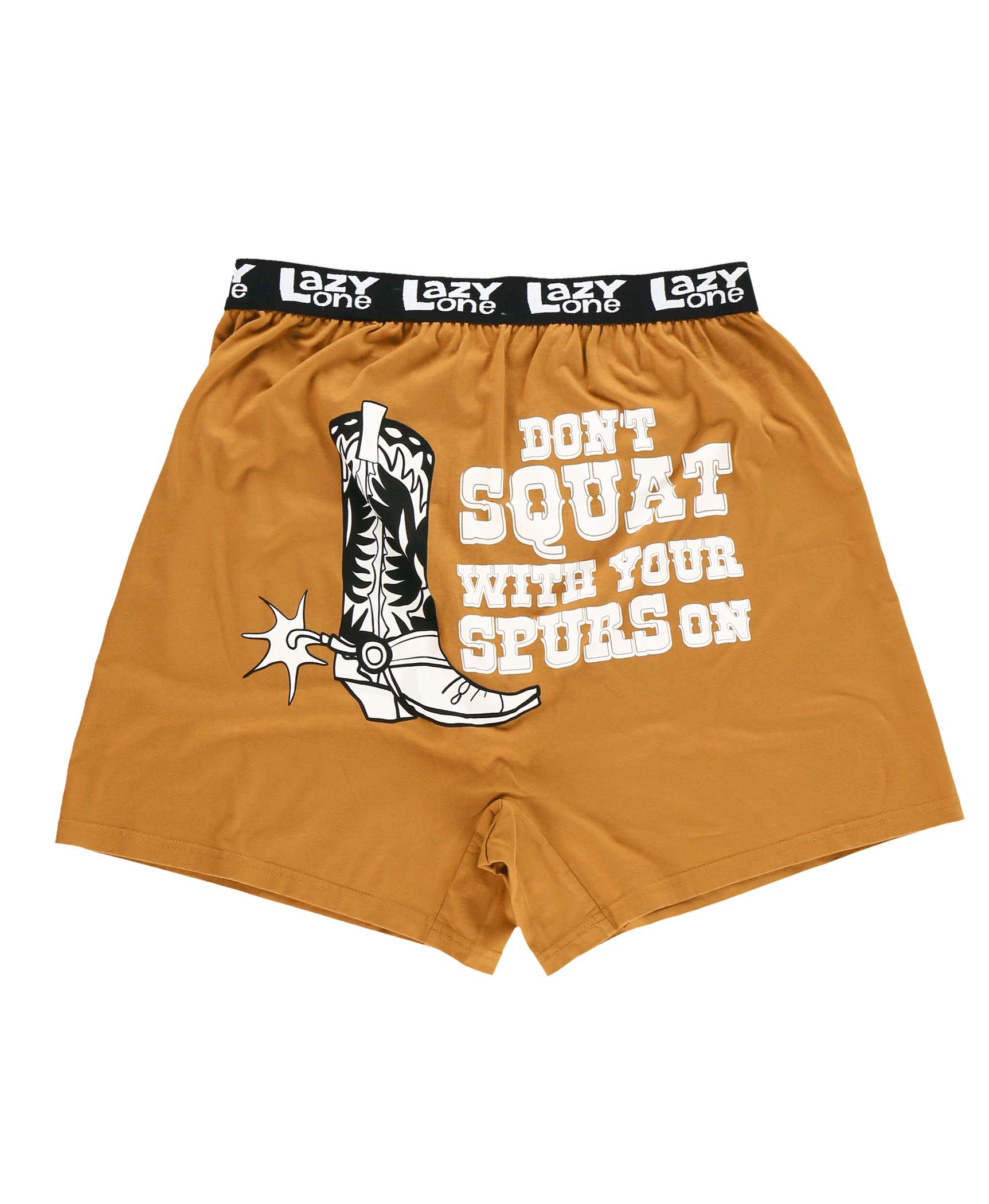 Men's Funny Boxers - Don't Squat Boots - ooh la la!