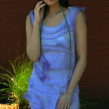 Silk Ruffle Dress in Assorted Colors