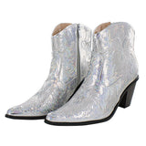 Super Bling Short Zipper Boots - Multiple Colors