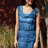 Silk Ruffle Dress in Assorted Colors
