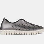 Ilse Jacobsen Tulip Shoe in Metallic Gunmetal at ooh la la! in Grapevine TX 76051
