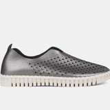 Ilse Jacobsen Tulip Shoe in Metallic Gunmetal at ooh la la! in Grapevine TX 76051