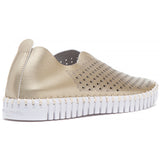 Ilse Jacobsen Tulip Shoe in Metallic Platin (Gold) at ooh la la! in Grapevine TX 76051